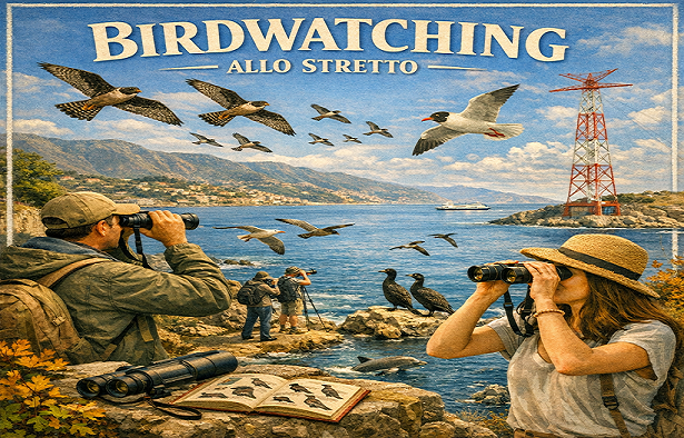 Programma di Birdwatching nello Stretto di Messina.